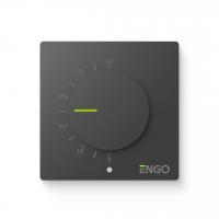 Термостат ENGO Simple комнатный механический, накладной, черный