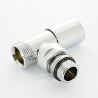 Вентиль ручной угловой НН 1/2" х 3/4" ЕК хромированный, Compact