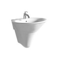 Раковина Hatria Sculture 65 c 1 отв, белая