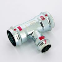 Тройник пресс 35х22х35 оцинк.сталь Prestabo SC-Contur