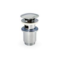 Донный клапан 1 1/4" сlick-clack, с переливом, хром