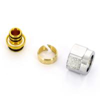 Соединитель обжим-В 16(2.0) х 1/2", для PEX и м/п труб, хромированный