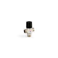 Клапан Н 3/4" термосмесительный 30-65°С, Kvs 1,6 смешение боковое, никелированный
