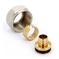 Соединитель обжим-В 16(2.2) х 3/4" ЕК, для полиэтиленовых труб