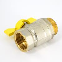 Кран НВ 1" газовый Pride, стандартный проход, бабочка