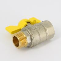 Кран НВ 1/2" газовый Pride, стандартный проход, бабочка