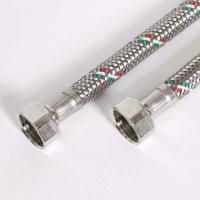 Гибкая подводка ВВ 1/2", 100 см, DN 8, оплётка из нерж. стали