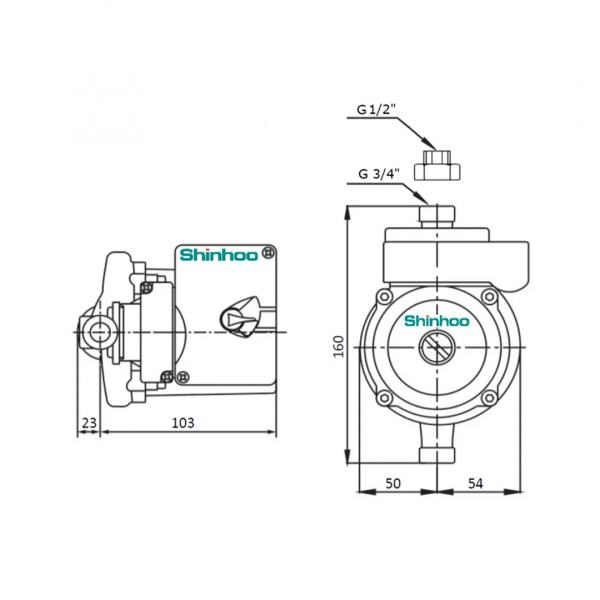 Насос повышения давления Shinhoo PROMO 15-9A