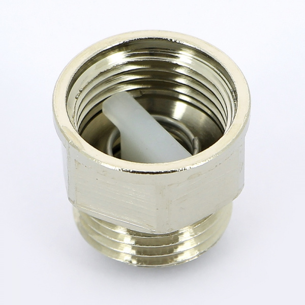 Клапан отсечной для воздухоотводчика 1/2" x 1/2" никелир.