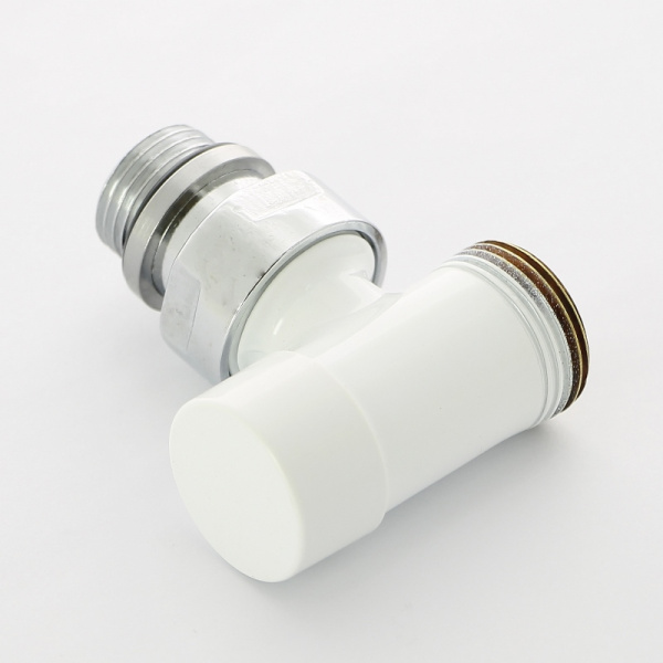 Вентиль обратный угловой НН 1/2 х 3/4" ЕК цвет белый, Compact