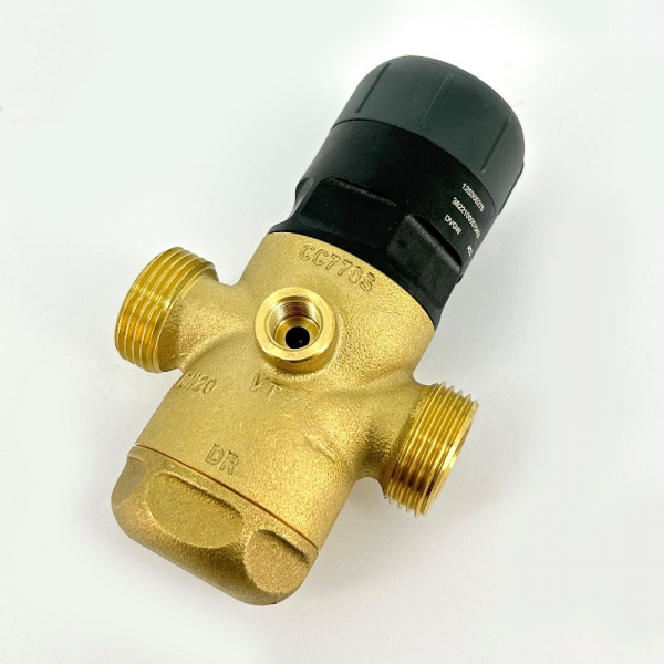 Редуктор давления 3/4" 1.5-7 бар PN25 D1 Eco латунь, для г/в, латунная колба, с разъем. соед