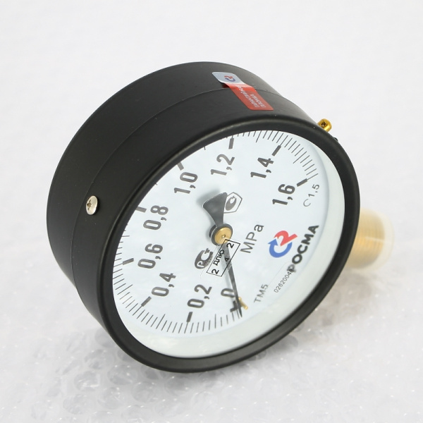 Манометр ТМ-510Р.00 100/16 (1/2", 0-16 бар, 1,5) радиальный