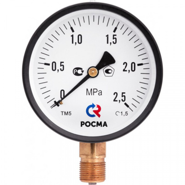 Манометр ТМ-310Р.00 63/10 (1/4", 0-10 бар, 2,5) радиальный