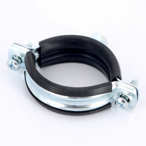 Хомут 1/2" (20-24 мм) с резиновым уплотнителем