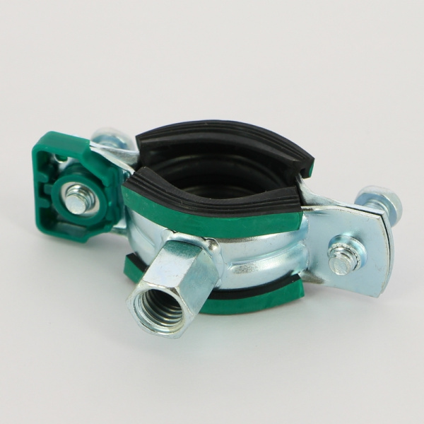 Хомут KSB2 М8/М10 3/4" (25-28 мм) 2-х винт. с уплотн. epdm, быстрый замок