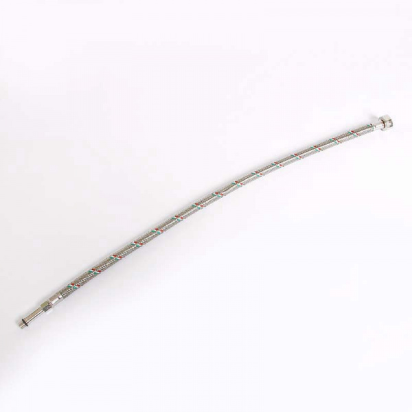 Гибкая подводка для смесителя МL10х1 - 1/2", 60 см, удл. штуцер, DN 8, оплётка из нерж. стали