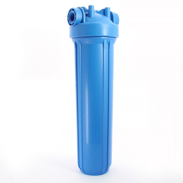 Колба фильтра 20" DP BIG 1" 2P непрозрачная, SX (ключ + кронштейн)