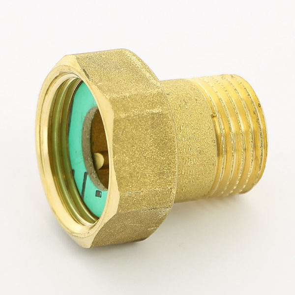 Соединение с накидной гайкой НВ 1/2" x 3/4" с плоской прокладкой