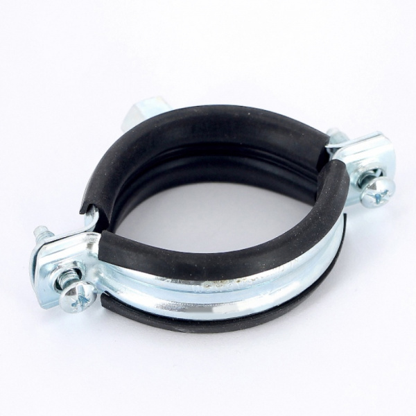 Хомут 1/2" (20-24 мм) с резиновым уплотнителем
