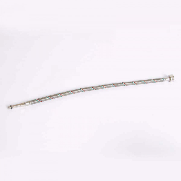 Гибкая подводка для смесителя МL10х1 - 1/2", 50 см, удл. штуцер, DN 8, оплётка из нерж. стали
