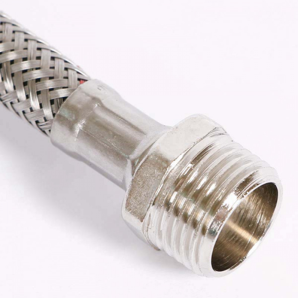 Гибкая подводка НВ 1/2", 150 см, DN 8, оплётка из нерж. стали