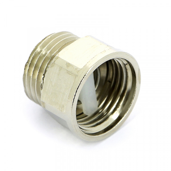 Клапан отсечной для воздухоотводчика 1/2" x 1/2" никелир.