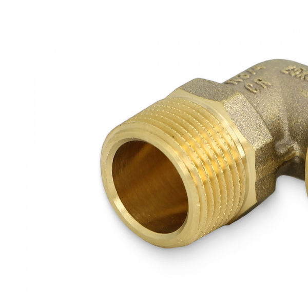 Угол аксиальный Н 25 х 3/4", MX, латунь
