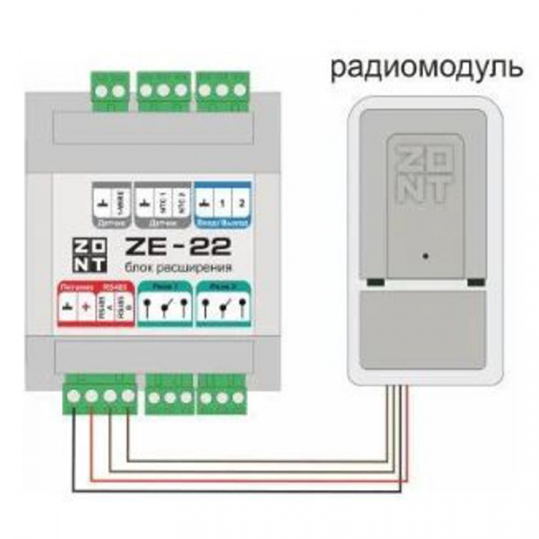 Блок расширения ZE-22 для ZONT H2000+ PRO