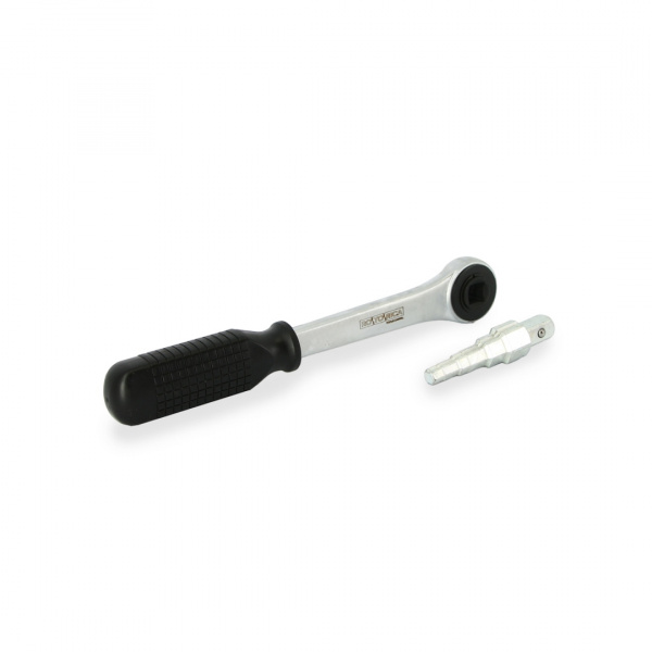 Ступенчатый радиаторный ключ 3/8"-1" с трещоткой 1/2" ICOMAR