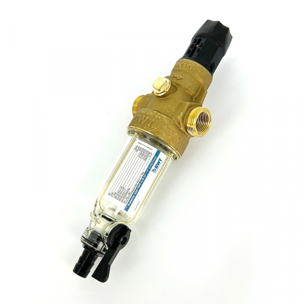 Фильтр промывной Protector mini HWS 1/2" 100 мкм для х/в, пластик. колба