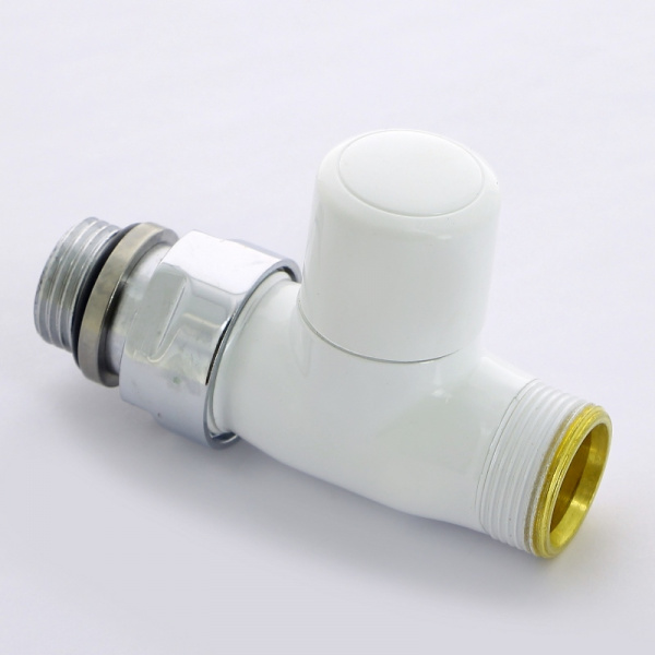 Вентиль обратный НН 1/2" х М24 х 19 цвет белый, New-Smart