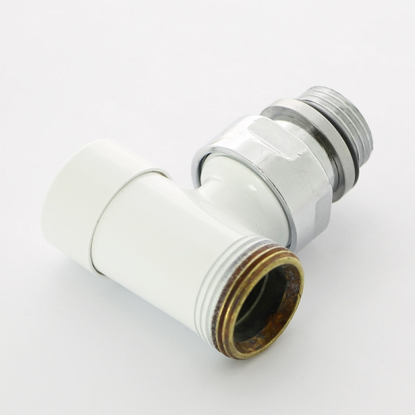Вентиль обратный угловой НН 1/2 х 3/4" ЕК цвет белый, Compact
