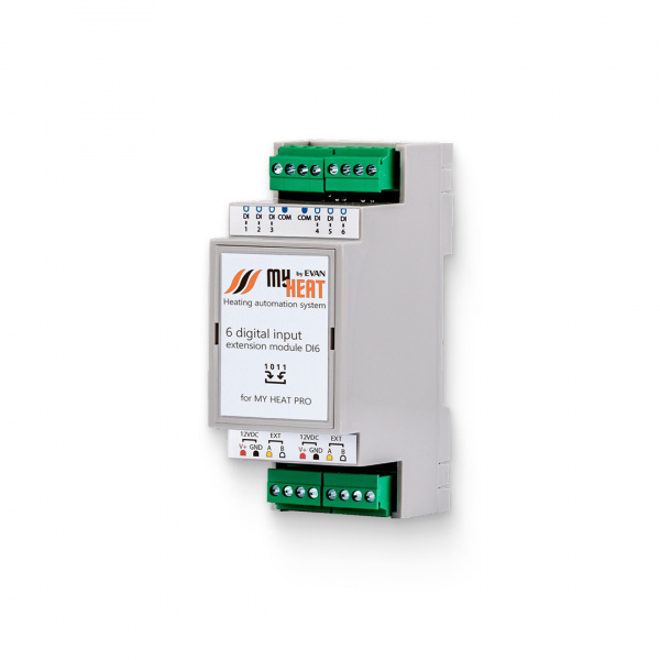 Дискретный блок расширения MyHeat DI6
