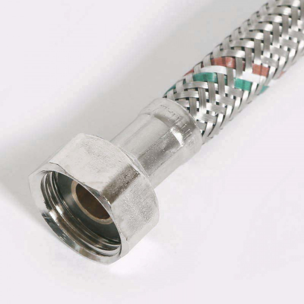 Гибкая подводка ВВ 1/2", 50 см, DN 8, оплётка из нерж. стали