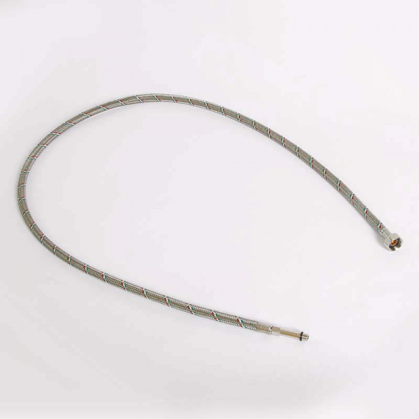 Гибкая подводка для смесителя МL10х1 - 1/2", 150 см, удл. штуцер, DN 8, оплётка из нерж. стали
