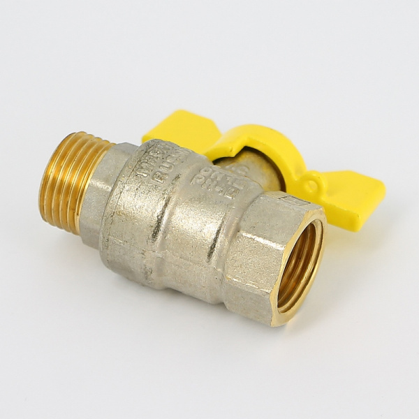 Кран НВ 1/2" газовый Pride, стандартный проход, бабочка