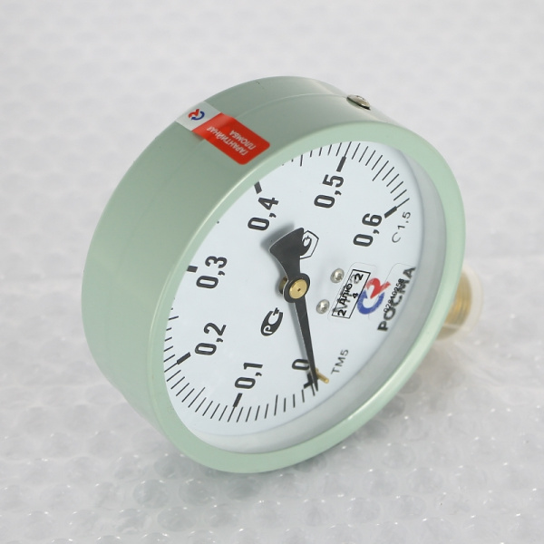 Манометр ТМ-510Р.00 100/6 (1/2", 0-6 бар, 1,5) M2 радиальный