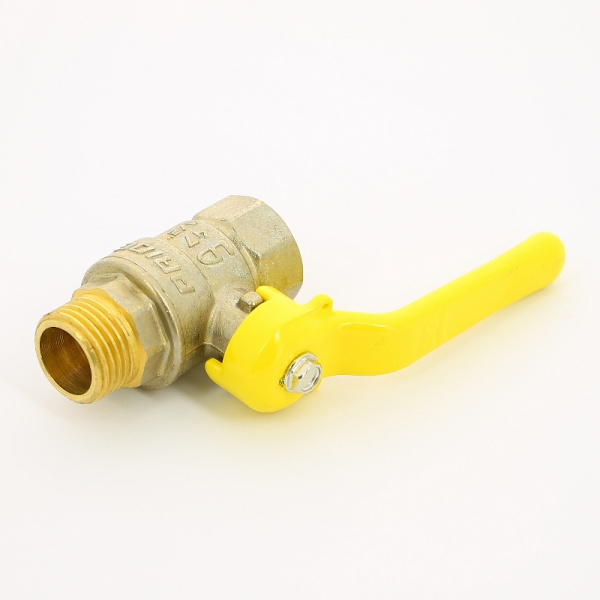 Кран НВ 1/2" газовый Pride, стандартный проход, ручка