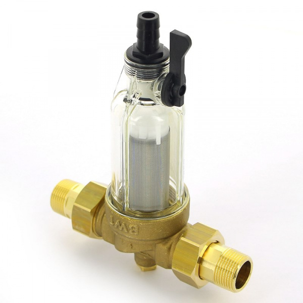 Фильтр промывной Protector mini 3/4" 100 мкм для х/в, пластик. колба