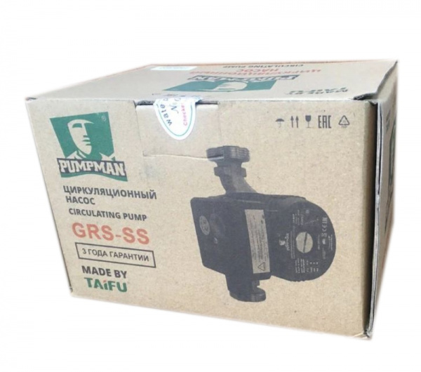 Насос ГВС GRS-SS 25/6 нерж. сталь, с гайками