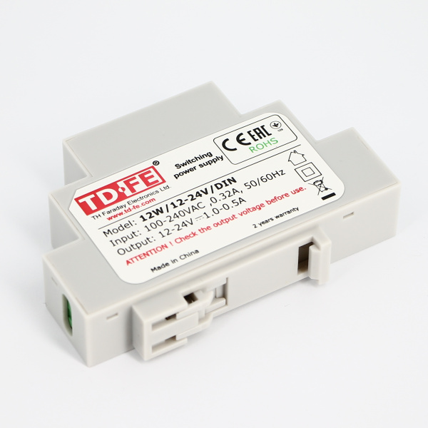 Блок питания 12W/12-24V/DIN