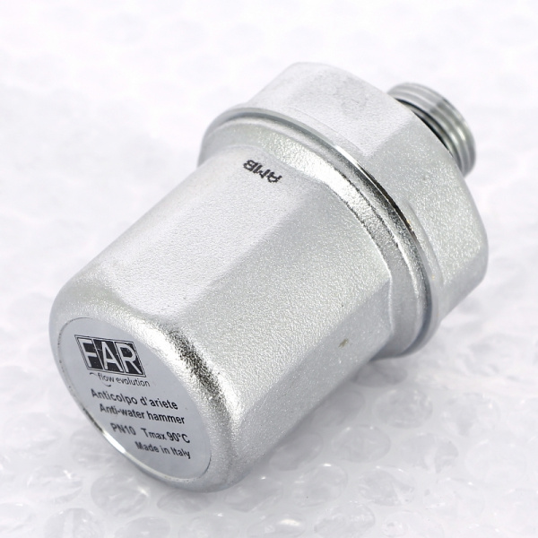 Компенсатор гидроударов Н 1/2", хромированный