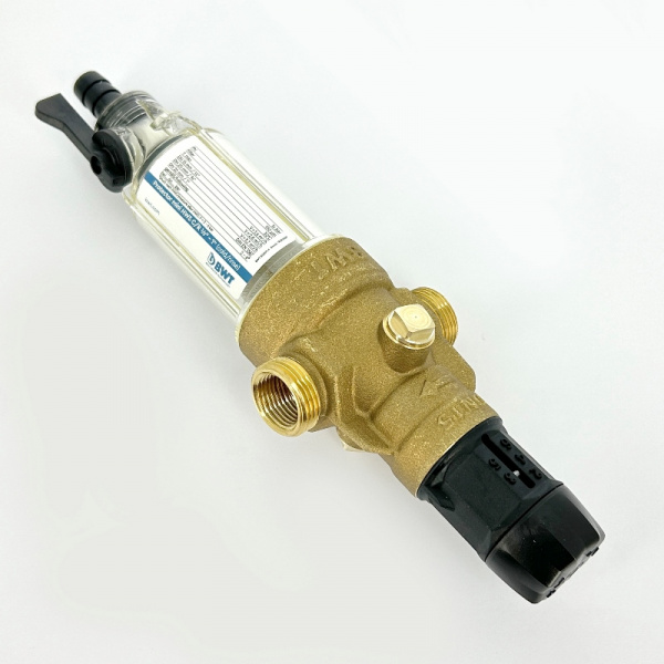 Фильтр промывной Protector mini HWS 1/2" 100 мкм для х/в, пластик. колба