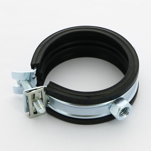Хомут BISMAT Flash М8 (53-56 мм) 1 винт. с уплотн. epdm, быстрый замок