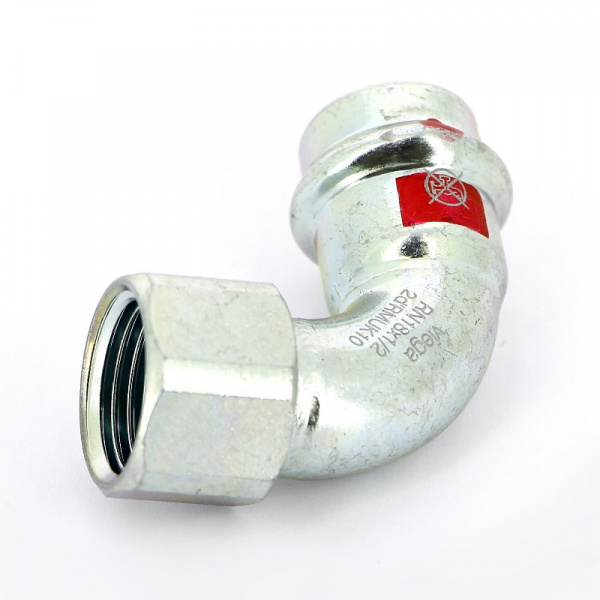 Отвод пресс-В 18 х 1/2" оцинк.сталь Prestabo SC-Contur
