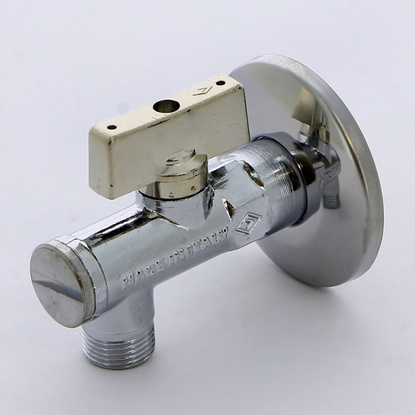 Кран НН 1/2" X 3/8" для бачков / смесителей, с фильтром и розеткой, MINNESOTA