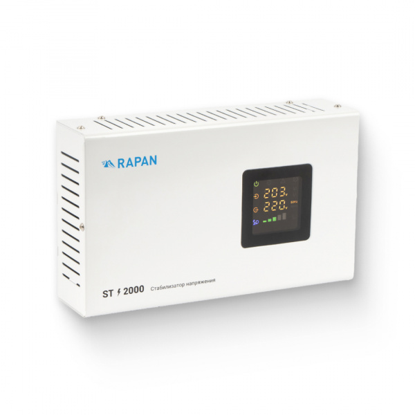 Стабилизатор сетевого напряжения RAPAN ST-2000, 2000 ВА, 100-260 В