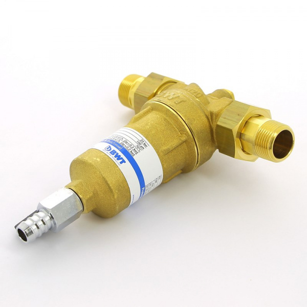 Фильтр промывной Protector mini 3/4" 100 мкм, латунная колба
