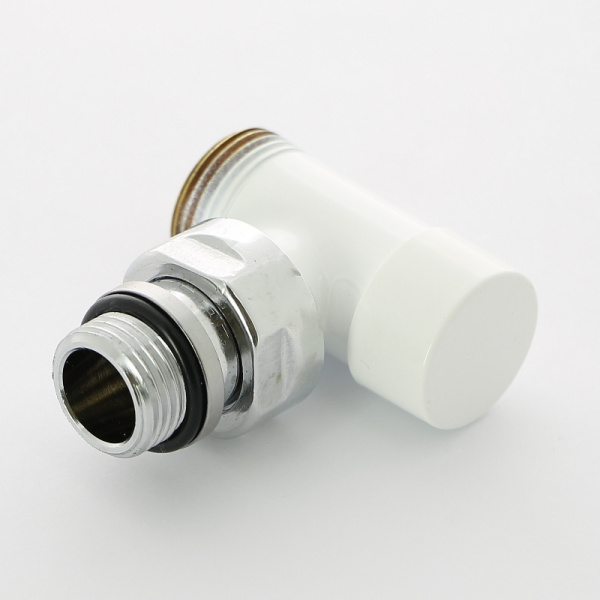 Вентиль обратный угловой НН 1/2 х 3/4" ЕК цвет белый, Compact