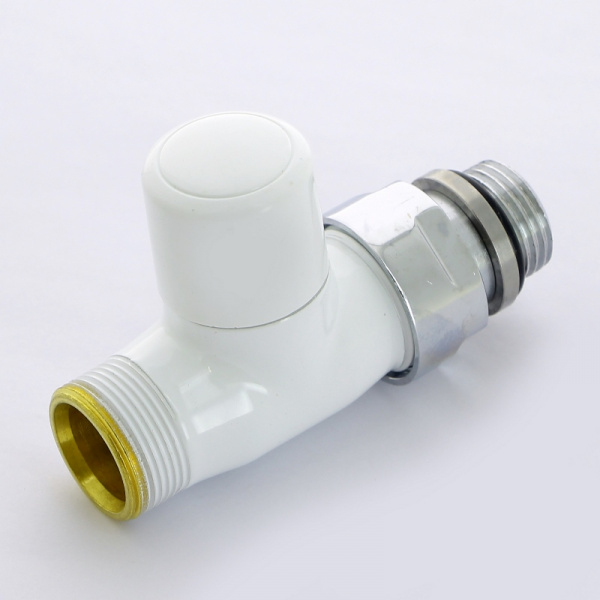 Вентиль обратный НН 1/2" х М24 х 19 цвет белый, New-Smart